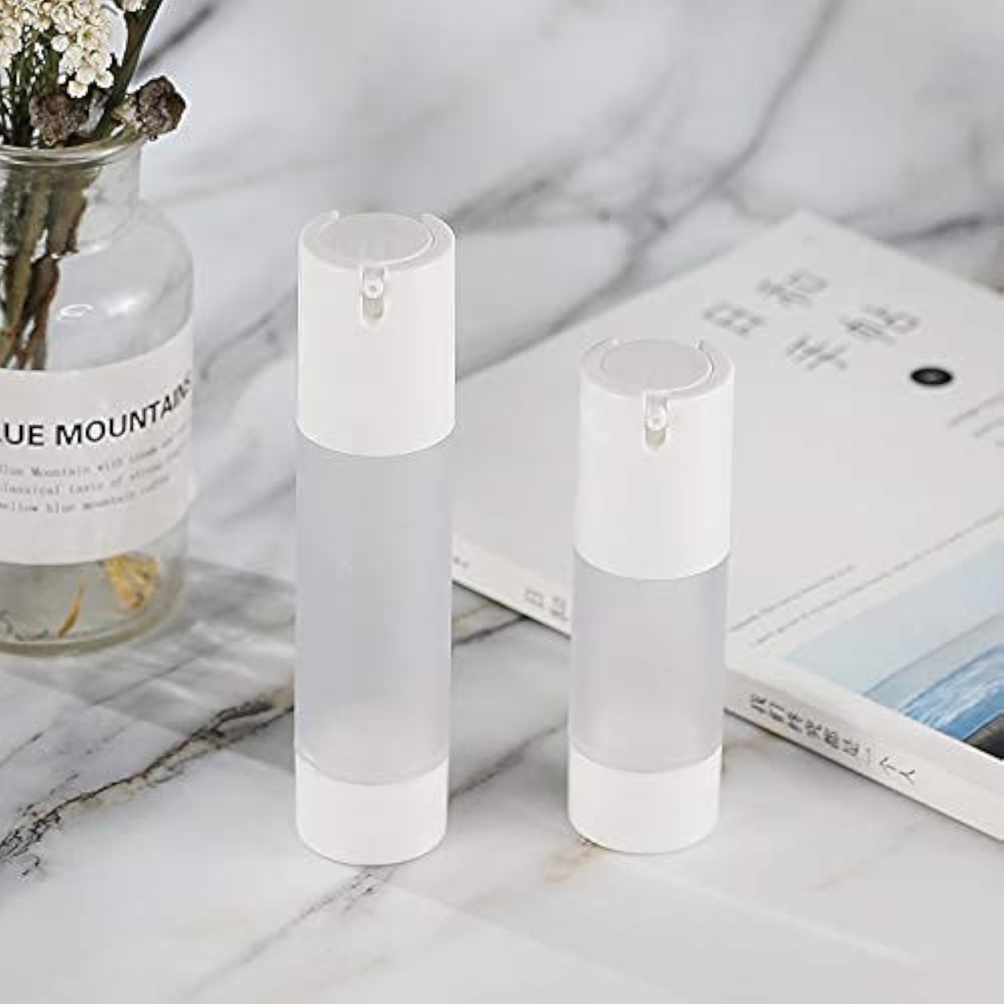 1.7 Oz Empty Refillable Airless Pump Bottle